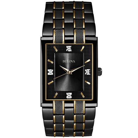 black watch with gold accents|gold watch with black band.